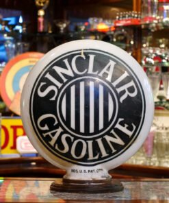Vintage Sinclair Gasoline Globe: Original 1920’s Milk Glass Gas Pump Top – VG6207