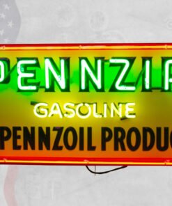 Genuine 1940s Pennzip Gasoline Neon Sign – NS1870
