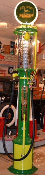 Visible John Deere Gas Pump – Rush Model H “Stove-Pipe”