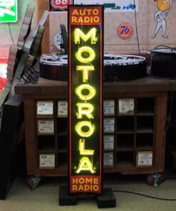 Rare Motorola Auto Radio and Home Radio Neon Sign