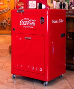 Vendo 23 Deluxe Coke Machine: Vintage Restored Soda Cooler/Vendor