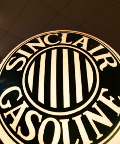 Vintage Sinclair Gasoline Globe: Original 1920’s Milk Glass Gas Pump Top – VG6207